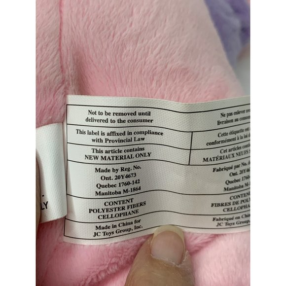 JC Toys Lil Hugs Baby Doll Rattle Soft Body Vinyl Face My First Baby Doll Lovey - Picture 8 of 8